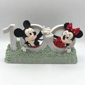Precious Moments Disney Anniversary 100 Years of Wonder Mickey Minnie 223701